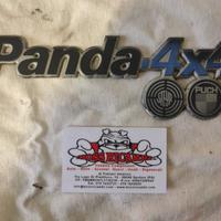 FIAT PANDA 141 4X4 SCRITTA PORTELLONE ORIGINALE