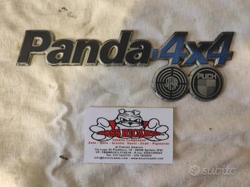 FIAT PANDA 141 4X4 SCRITTA PORTELLONE ORIGINALE