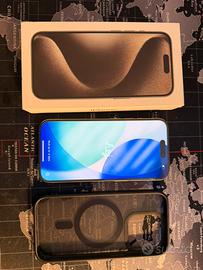 Iphone 15 pro 256 gb natural titanium