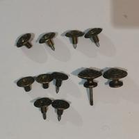 Lotto 11 Pezzi - Maniglie tonde Vintage per Armadi