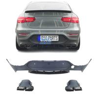 DIFUSORE MERCEDES GLC C253 COUPE 16-19 LOOK GLC63 