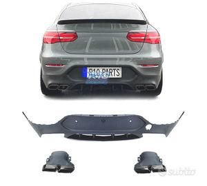 DIFUSORE MERCEDES GLC C253 COUPE 16-19 LOOK GLC63 