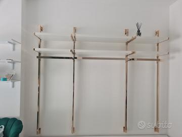 arredamento per negozio o cabina armadio