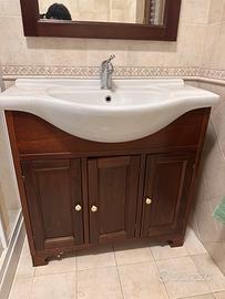 Mobiletto bagno bianco