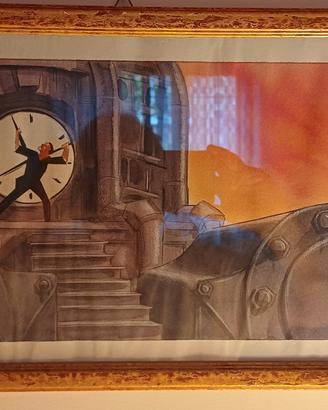 Acquerello Art Déco "Omaggio a Metropolis" 