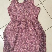 Vestito a fiori aperto dietro taglia M