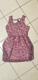 Vestito a fiori aperto dietro taglia M