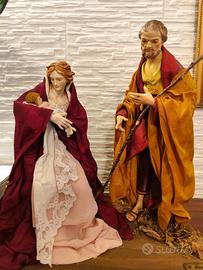 Natività in terracotta stile '700 napoletano