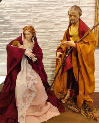 Natività in terracotta stile '700 napoletano