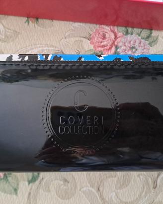 Portafoglio donna Coveri Collection, nero lucido