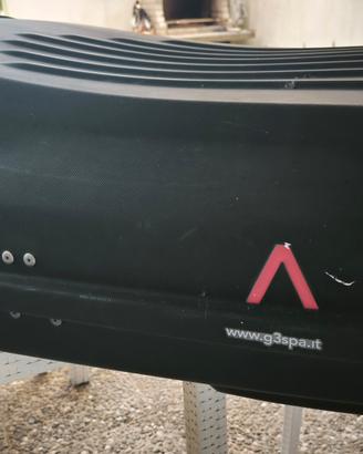 portapacchi auto 3gp universale + supporti auto