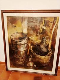 Il quadro è una natura morta Toscana del Novecento