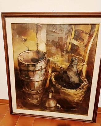 Il quadro è una natura morta Toscana del Novecento