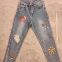 jeans ragazza made in Italy 