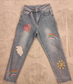 jeans ragazza made in Italy 