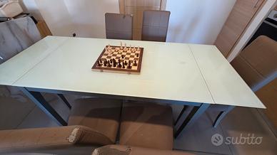 🪑 Tavolo in vetro allungabile 6-8 posti 