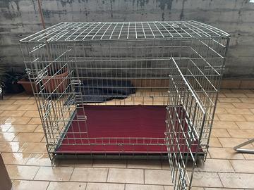 Gabbia pieghevole cani gatti conigli