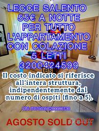 Casa vacanza Lecce Città Salento Puglia