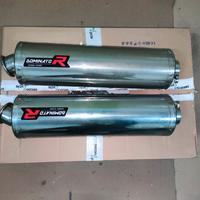 Scarichi terminali marca Dominator tondi acciaio 