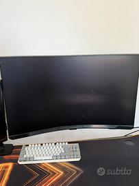 Schermo curvo pc samsung Odyssey neo  G8  b/n