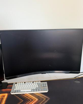 Schermo curvo pc samsung Odyssey neo  G8  b/n