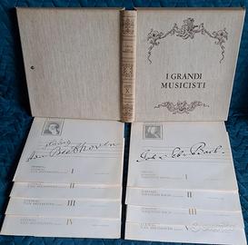 Vinili “L. V. Beethoven/J.S.Bach” 10 dischi F.lli 