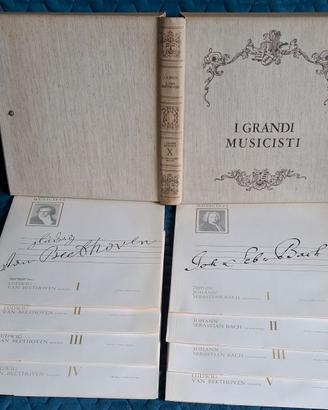 Vinili “L. V. Beethoven/J.S.Bach” 10 dischi F.lli 