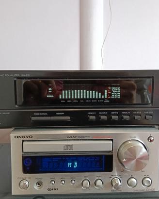 Equalizzatore Technics hi-fi stereo funzionante