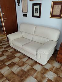 Coppia divani bianchi Poltronesofá  90x165 cm