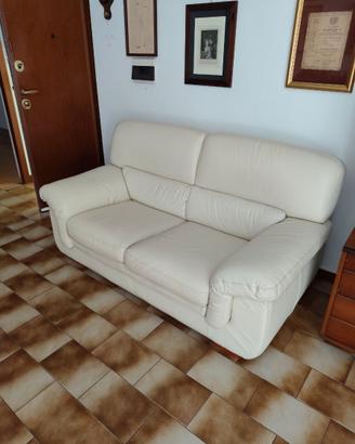 Coppia divani bianchi Poltronesofá  90x165 cm