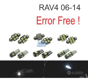 KIT 6 LAMPADE LED INTERNE TOYOTA RAV4 06-14