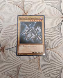 Drago nero occhi rossi yugioh