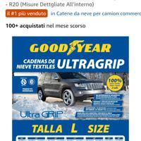 Calze da Neve Goodyear Ultra GRIP - Taglia L -NUO