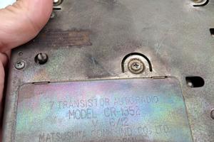 Autoradio Epoca National cr 1352 Panasonic anni 60