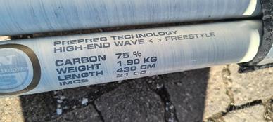 Albero windsurf 430 RDM North Sails Gold Wave