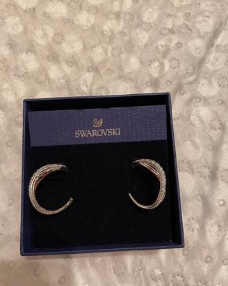 Orecchini a cerchio Swarovski