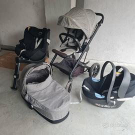 Trio cybex e seggiolino auto
