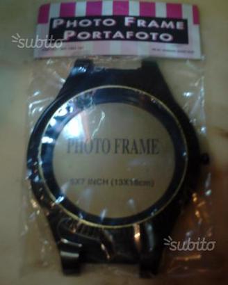 Portafoto da parete/tavolo a orologio da polso