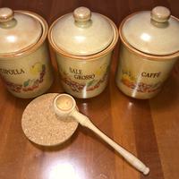 Ceramica terracotta vintage porta spezie cucina