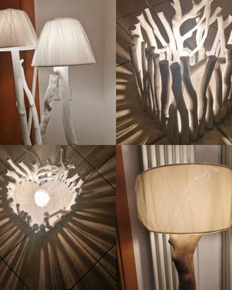 LAMPADE IN LEGNO ARTIGIANALI