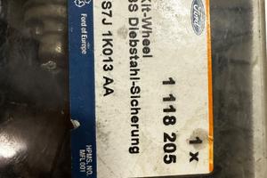 ORIGINALE FORD KIT BULLONI ANTIFURTO