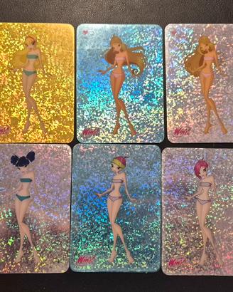 Lotto 10 Carte Winx Club Vintage (Anni 2000)