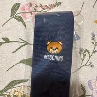 Cravatta Moschino nuova 100% seta