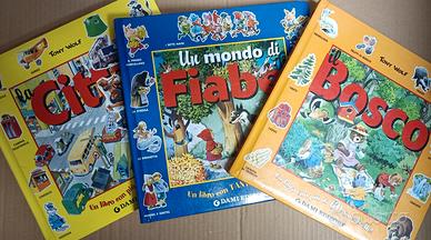 un mondo di fiabe  il bosco la città- set 3 libri 
