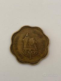 Moneta antica 10 Cents Ceylon 1951