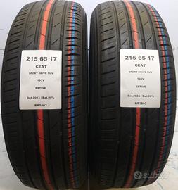 2 GOMME 215 65 17 CEAT BR1803