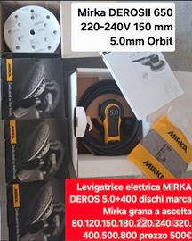 Levigatrice elettrica MIRKA DEROS II 5.0+400dischi
