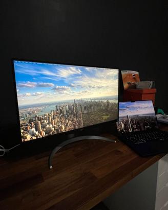 2 Monitor LG 27UP850 27" 4K UHD IPS HDR400 USB-C