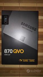 SSD SATA 2,5" 1TB 
Samsung 870 QVO Sigillato 