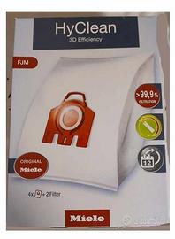 Conf. 4 sacchetti + 2 filtri aspirapolvere MIELE